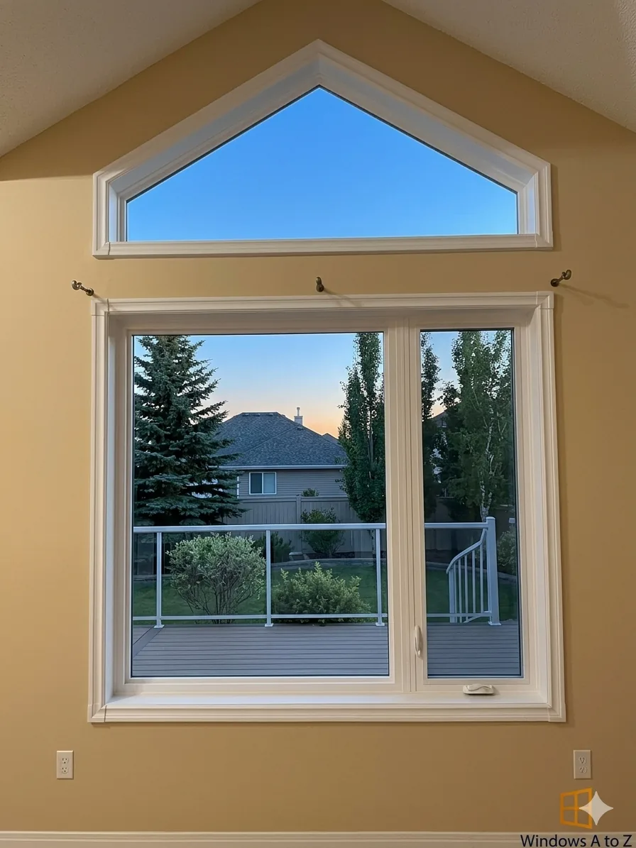 Completed high-quality window installation in a Calgary home with clean finish and proper sealing